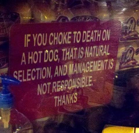 Choke to Death on Hot Dog