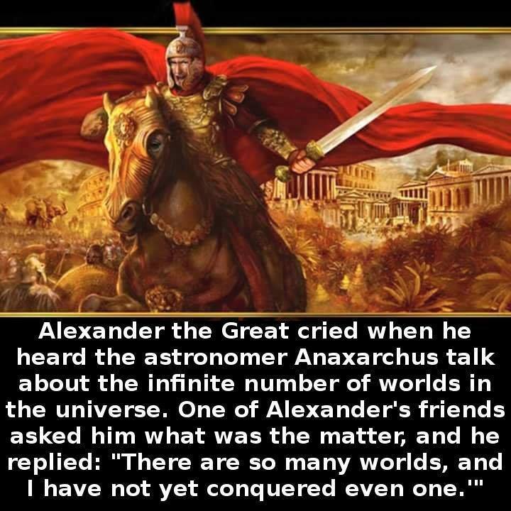 Alexander the great ambition