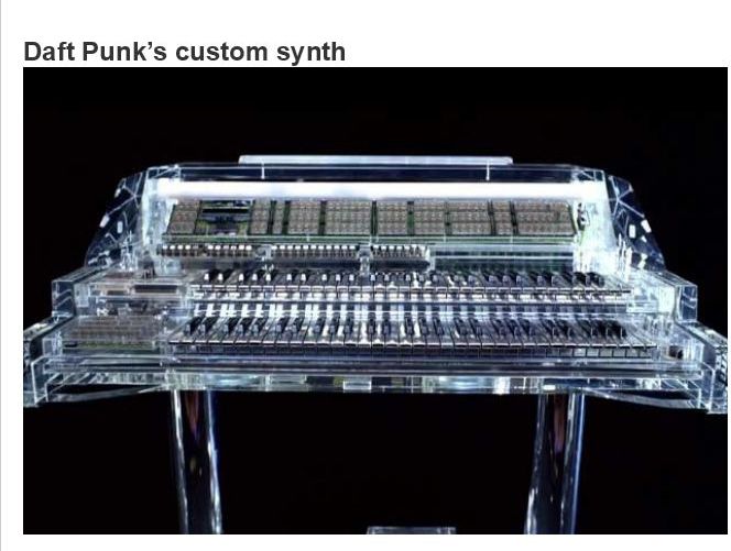 Daft Punk keyboard synthesizer