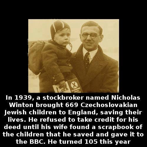 Nicholas Winton heroism