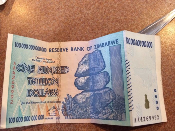 Zimbabwe trillion