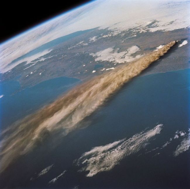 eruption from space