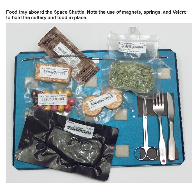space shuttle rations