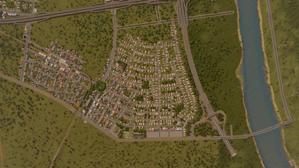 suburb street map